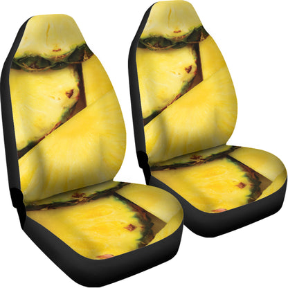 Pineapple Slices Print Universal Fit Car Seat Covers