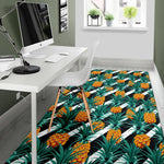 Pineapple Striped Pattern Print Area Rug GearFrost