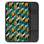 Pineapple Striped Pattern Print Car Center Console Cover