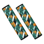 Pineapple Striped Pattern Print Car Seat Belt Covers