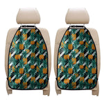 Pineapple Striped Pattern Print Car Seat Organizers