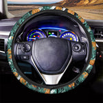 Pineapple Striped Pattern Print Car Steering Wheel Cover