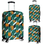 Pineapple Striped Pattern Print Luggage Cover GearFrost