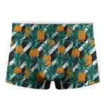 Pineapple Striped Pattern Print Men's Boxer Briefs