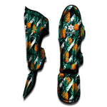 Pineapple Striped Pattern Print Muay Thai Shin Guard