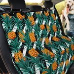 Pineapple Striped Pattern Print Pet Car Back Seat Cover