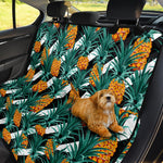 Pineapple Striped Pattern Print Pet Car Back Seat Cover