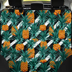 Pineapple Striped Pattern Print Pet Car Back Seat Cover