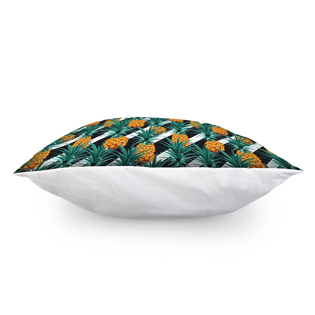 Pineapple Striped Pattern Print Pillow Cover