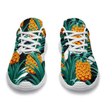 Pineapple Striped Pattern Print Sport Shoes GearFrost