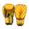 Pineapple Print Boxing Gloves