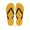 Pineapple Print Flip Flops