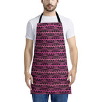 Pink African Ethnic Pattern Print Apron