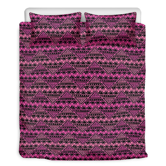 Pink African Ethnic Pattern Print Duvet Cover Bedding Set