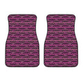 Pink African Ethnic Pattern Print Front Car Floor Mats