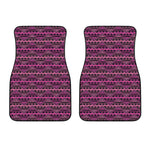 Pink African Ethnic Pattern Print Front Car Floor Mats