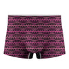 Pink African Ethnic Pattern Print Men's Boxer Briefs