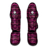 Pink African Ethnic Pattern Print Muay Thai Shin Guard