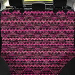 Pink African Ethnic Pattern Print Pet Car Back Seat Cover