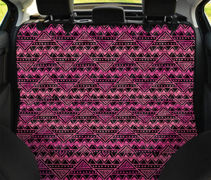 Pink African Ethnic Pattern Print Pet Car Back Seat Cover