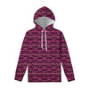 Pink African Ethnic Pattern Print Pullover Hoodie