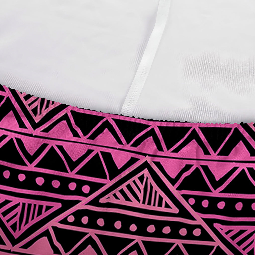 Pink African Ethnic Pattern Print Sofa Cover