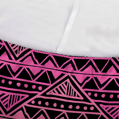 Pink African Ethnic Pattern Print Sofa Cover