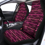 Pink African Ethnic Pattern Print Universal Fit Car Seat Covers