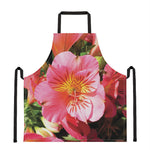 Pink Alstroemeria Print Apron