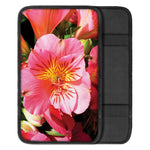 Pink Alstroemeria Print Car Center Console Cover