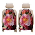 Pink Alstroemeria Print Car Seat Organizers