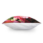 Pink Alstroemeria Print Pillow Cover