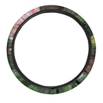 Pink Amaryllis Print Car Steering Wheel Cover