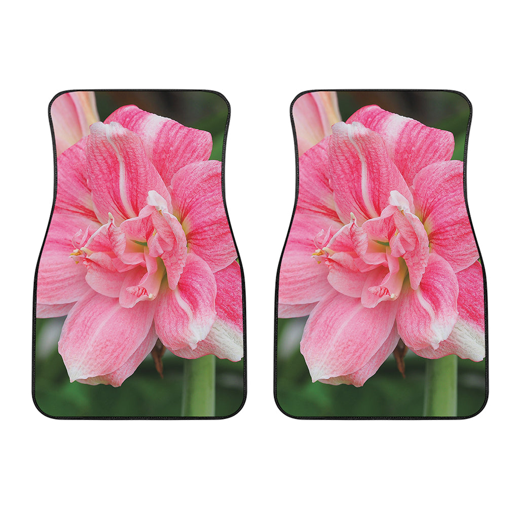 Pink Amaryllis Print Front Car Floor Mats