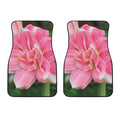 Pink Amaryllis Print Front Car Floor Mats