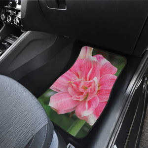 Pink Amaryllis Print Front Car Floor Mats