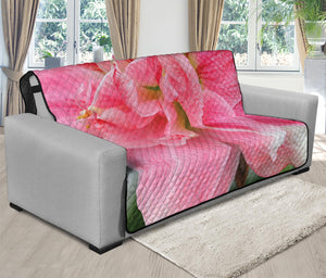 Pink Amaryllis Print Futon Protector