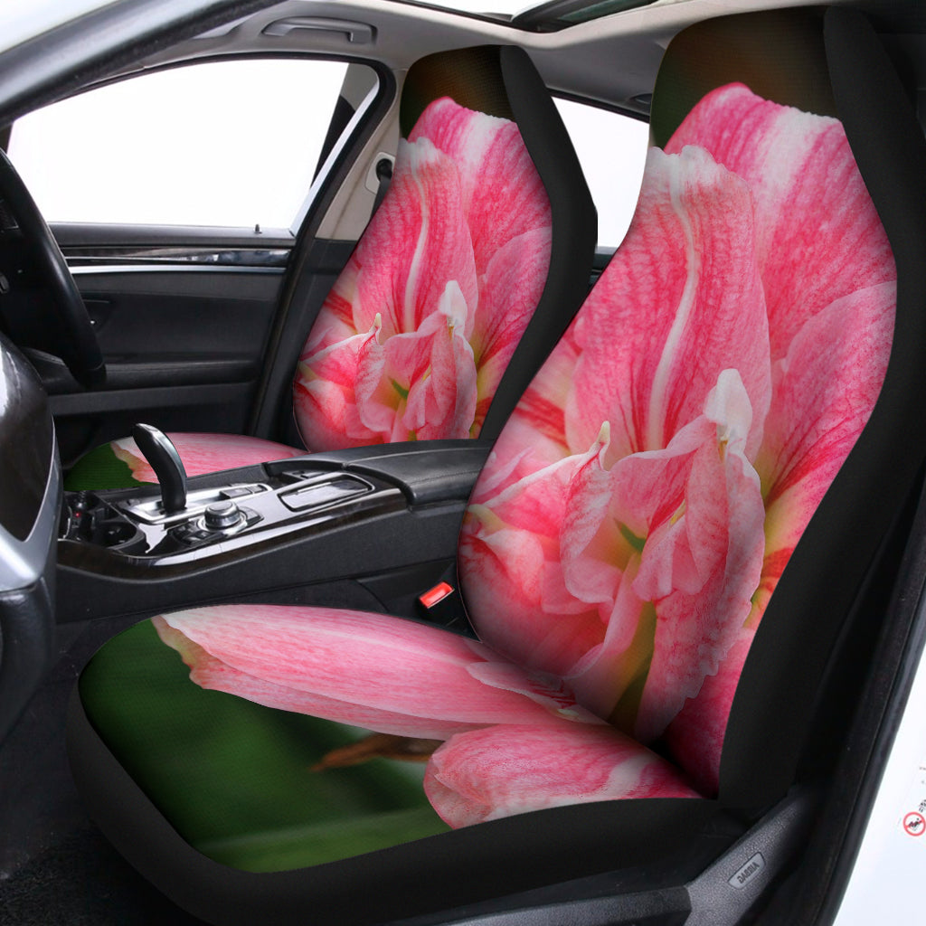 Pink Amaryllis Print Universal Fit Car Seat Covers