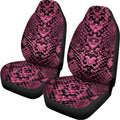 Pink And Black Snakeskin Print Universal Fit Car Seat Covers