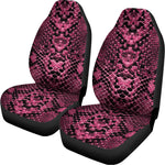 Pink And Black Snakeskin Print Universal Fit Car Seat Covers
