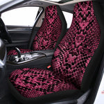 Pink And Black Snakeskin Print Universal Fit Car Seat Covers