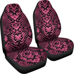 Pink And Black Snakeskin Print Universal Fit Car Seat Covers