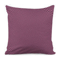 Pink And Black Zigzag Pattern Print Pillow Cover