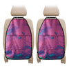 Pink And Blue Acid Melt Print Car Seat Organizers