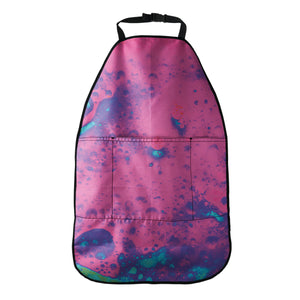 Pink And Blue Acid Melt Print Car Seat Organizers