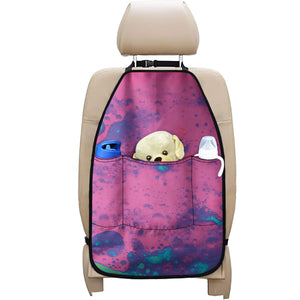 Pink And Blue Acid Melt Print Car Seat Organizers