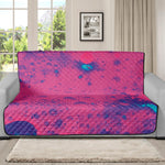 Pink And Blue Acid Melt Print Futon Protector