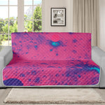 Pink And Blue Acid Melt Print Futon Protector