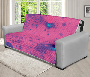 Pink And Blue Acid Melt Print Futon Protector