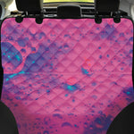 Pink And Blue Acid Melt Print Pet Car Back Seat Cover